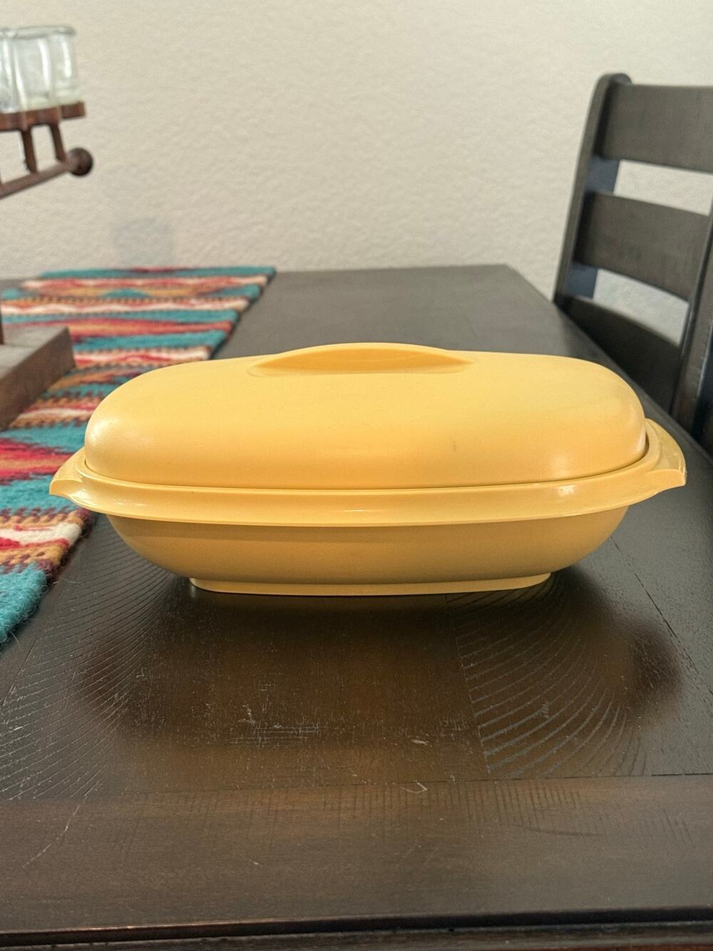 Vintage 1970s Tupperware Meals in Minutes Steamer 1273 Harvest Gold 3 Pc
